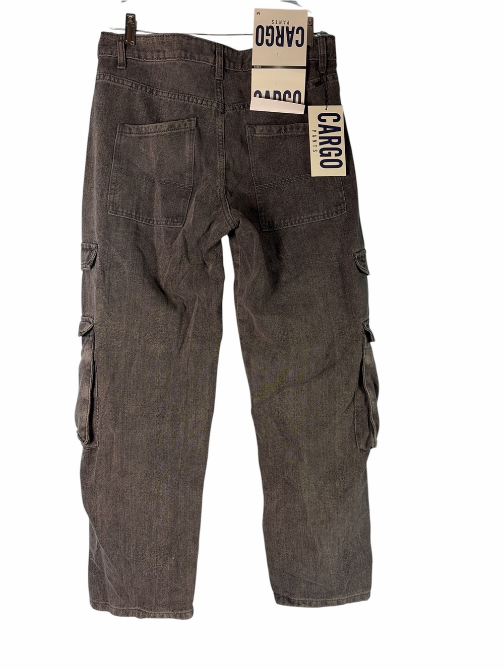 Blue Asphalt  Cargo Pants Wide Leg Black Size Medium NWT - Picture 2 of 10